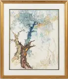 ABSTRACT PAINTING by Pang Tseng-Ying, watercolor on paper, offered Apr 2026