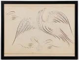 Untitled by American Folk Art Calligraphy Drawing, pen and ink on wove paper, sold Mar 2026