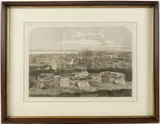 DC HISTORICAL PRINT by Civil War Era Washington, hand-colored engraving, sold Mar 2026