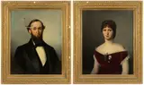 VIRGINIA PORTRAITS OF MR. AND MRS. CHARLES R. SKINKER by Louis Mathieu Didier Guillaume, oil on canvas, sold Mar 2026