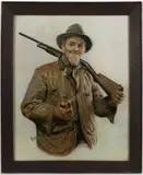 WINCHESTER ARMS PRINT by Robert Robinson, lithograph on paper, sold Mar 2026