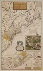 MAP OF NORTH AMERICA by Herman Moll, engraving on two joined sheets of laid paper bearing early hand coloring, sold Nov 2025
