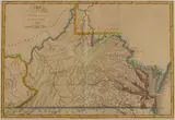 MAP OF VIRGINIA by Samuel Lewis, hand-colored engraving on laid paper, sold Nov 2025