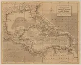 MAP OF WEST INDIES by Thomas Kitchin, engraving on paper, sold Nov 2025