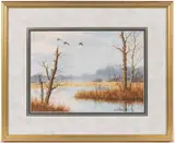 HUNTING / SPORTING SCENE by William Redd Taylor, watercolor on paper, sold Nov 2025