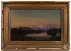 LANDSCAPE PAINTING by Thomas Hill, oil on canvas, sold Nov 2025