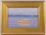 PROVINCETOWN, MASSACHUSETTS COASTAL VIEW by Steve Kennedy, oil on canvas, sold Nov 2025