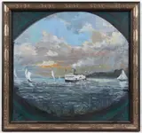 MIDDLESEX PAINTING by Parks Pegram Duffey III, acrylic, sold Nov 2025