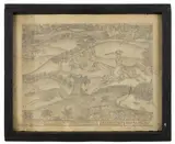 VIRGINIA (NOW WEST VIRGINIA) FOLK ART HUNT DRAWING by Hardy Co., graphite and ink on paper, sold Nov 2025