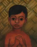 Guatemalan Boy by Juan Deprey, oil on canvas, sold Jun 2020