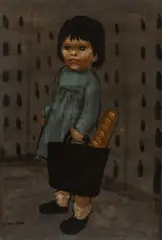 Baguette by Nadi Ken, oil on board, sold Jun 2020