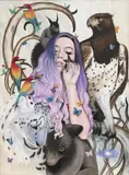 The Creators Hand by Julia Gabrielov, 2016, oil on canvas, sold Jun 2020