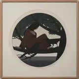 Circle II by Will Barnet, 1980, serigraph, sold Jun 2020