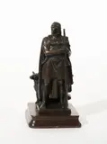Daniel Boone by James Earle Fraser, 1969, bronze on wooden base, sold Jul 2020