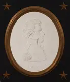 Andrew Jackson bas-relief by David Adickes, plaster relief in artists frame, sold Jul 2020