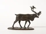 Caribou by Louis Paul Jonas, 1931, bronze with artist applied brown patina, sold Jul 2020
