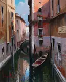 Venetian Serenity by Claudio Simonetti, oil on canvas (unstretched), sold Jul 2020