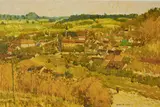 Summer to Autumn Changes by Malva, 1988, oil on canvas (unstretched), sold Jul 2020