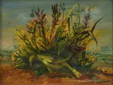 Untitled (Small bird) by Frederick Taubes, oil on masonite, sold Jul 2020