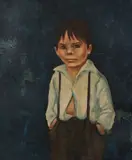 Collection of twelve (12) youthful portraits by Nadi Ken, oil on canvas board, sold Jul 2020