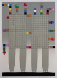 Untitled by Sadamasa Motonaga, screenprint, sold Aug 2020