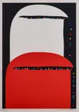 Untitled by Sadamasa Motonaga, screenprint, sold Aug 2020