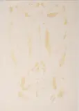 Touchstone (for VL) by Vito Acconci, 1972, lithograph in colors on Arches paper, sold Aug 2020