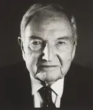 David Rockefeller by Chuck Close, 2007, lithograph, sold Aug 2020
