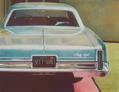 '68 Oldsmobile by Robert Bechtle, 1969, lithograph in colors, sold Aug 2020