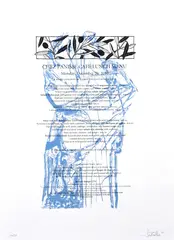 Chez Panisse by Jay Batlle, 2014, silkscreen on 320 gram Coventry Rag paper, sold Aug 2020