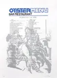 Oyster Menu by Jay Batlle, 2014, silkscreen on 320 gram Coventry Rag paper, sold Aug 2020
