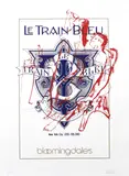 Le Train Bleu by Jay Batlle, 2014, silkscreen on 320 gram Coventry Rag paper, sold Aug 2020
