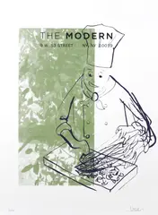 The Modern by Jay Batlle, 2014, silkscreen on 320 gram Coventry Rag paper, sold Aug 2020