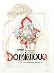 Dominique by Jay Batlle, 2014, silkscreen on 320 gram Coventry Rag paper, sold Aug 2020