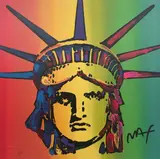 Liberty by Peter Max, 1994, silkscreen on 320 gram Coventry Rag paper, sold Aug 2020
