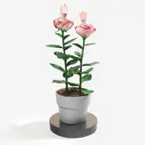 Untitled (Houseplant) by James Grashow, wood, cardboard, and paint on wooden base, sold Aug 2020