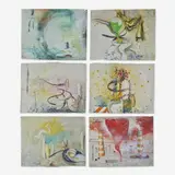 (20th Century) by Scott Kelley, gouache and watercolor on paper, sold Aug 2020