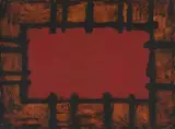 Untitled (Composition I) by David Rankin, acrylic on paper, sold Aug 2020