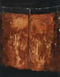 Untitled (Composition III) by David Rankin, acrylic on paper, sold Aug 2020