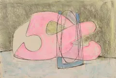 Harmonie by Benoît Gilsoul, pastel and charcoal on paper, sold Aug 2020