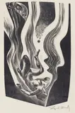 Untitled (Fertility) by Lynd Ward, woodblock on paper mounted to mat, sold Aug 2020