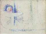 Still Life Study by Godfrey Miller, c.1939 - 48, oil, pencil, pen and ink on canvas bears inscription lower left: JH 301, sold Jun 2019