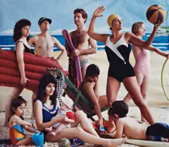 The Bathers (‘Bondi: Playground Of The Pacific’) by Anne Zahalka, c.1989, type C photograph edition of 20, second edition, sold Jun 2019