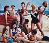 The Bathers (‘Bondi: Playground Of The Pacific’) by Anne Zahalka, c.1989, type C photograph edition of 20, second edition, sold Jun 2019
