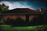Untitled #569 by Louise Hearman, 1997, oil on composition board, sold Jun 2019