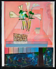 The Pink Light (The Pink Picture) by Charles Blackman, c.1962, oil on canvas on composition board signed and inscribed with title on cross bar verso: CHARLES BLACKMAN / THE PINK PICTU, sold Oct 2019