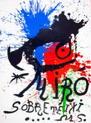 Sobreteixims by Joan Miró, 1973, lithograph, sold Oct 2019