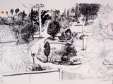 Lindfield Gardens by Brett Whiteley, 1978, colour screenprint with offset lithography edition: 29/80 signed lower right: Brett Whiteley bears artists stamp and num, sold Oct 2019