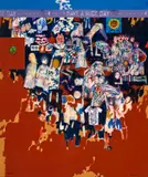 Have A Nice Day by Louis James, 1992, oil on canvas, sold Feb 2020