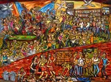 The Bar by Pasquale Giardino, 2006, oil on canvas, offered Feb 2020